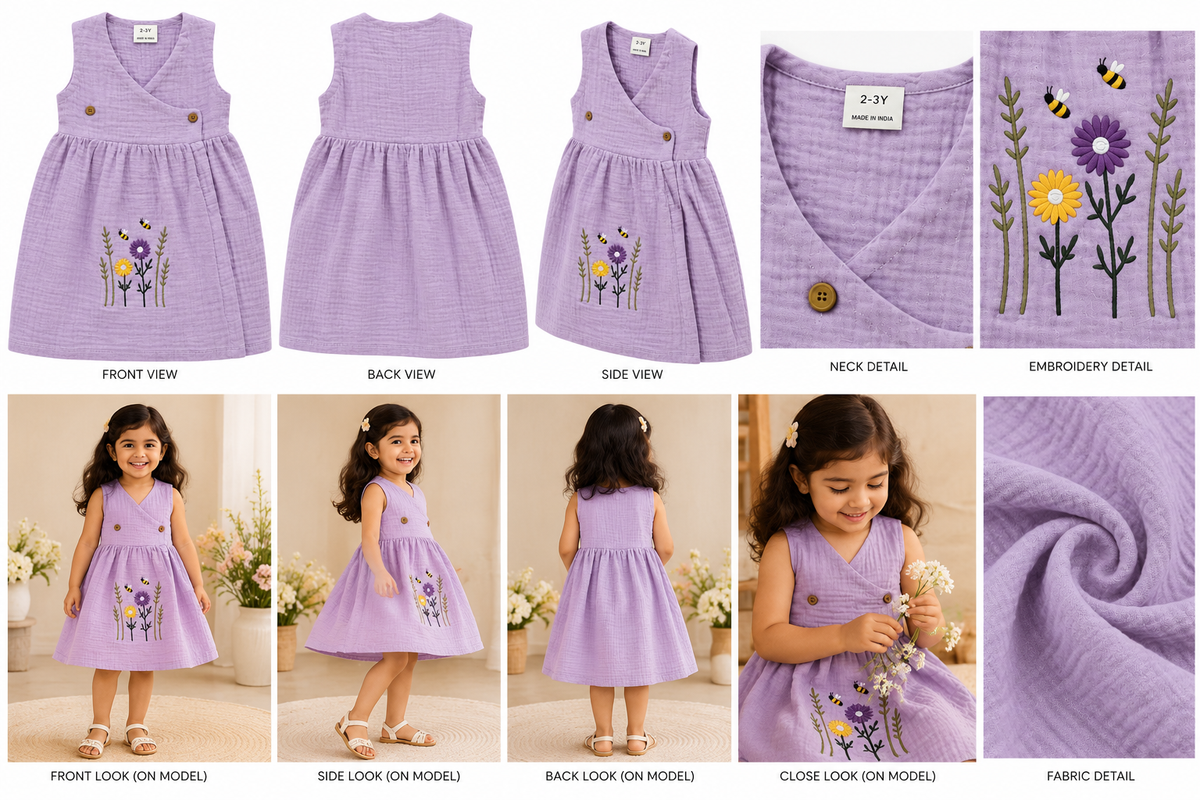 Crinkle Muslin Frocks (photo 3)