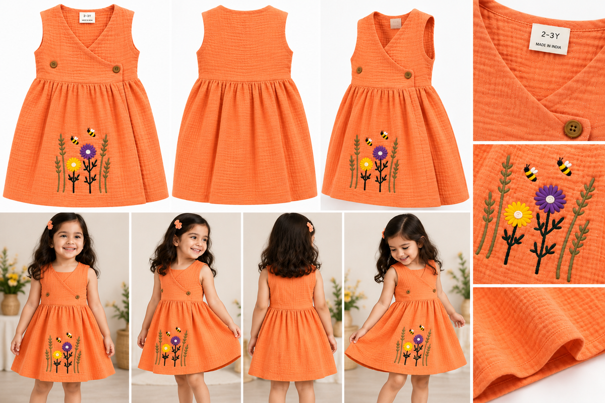 Crinkle Muslin Frocks (photo 8)