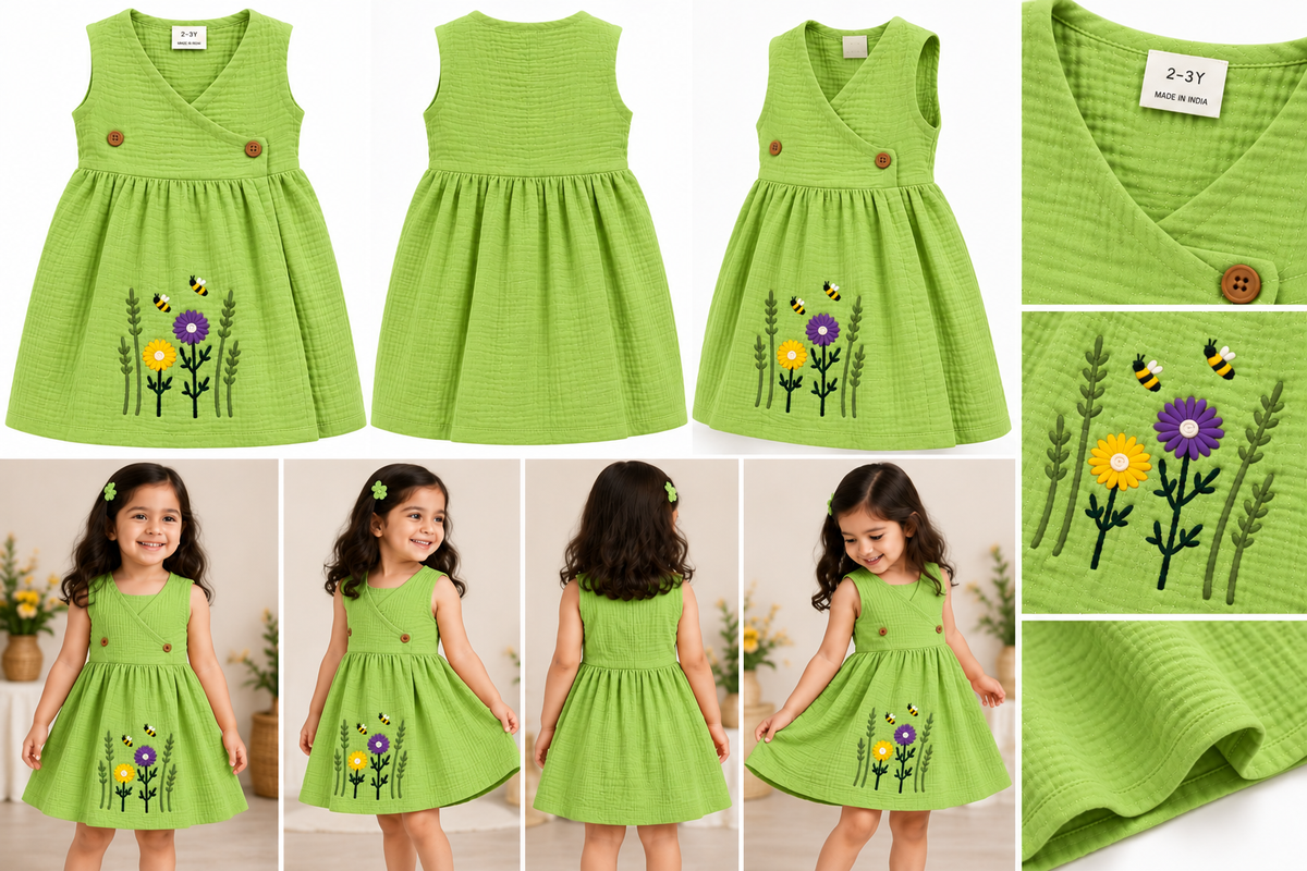 Crinkle Muslin Frocks (photo 9)