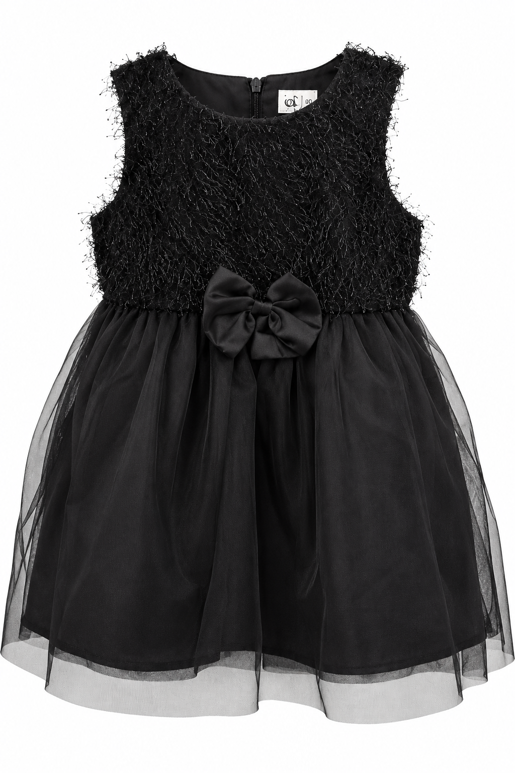 Black Party Wear Girls Frock (photo 1)