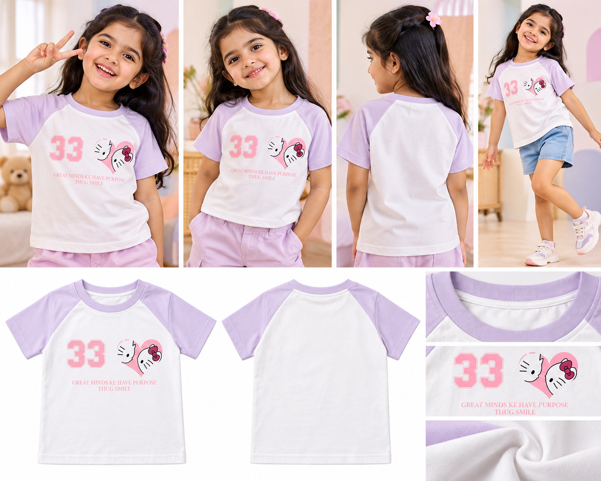 Hello Kitty Printed Kids T-Shirt (photo 2)