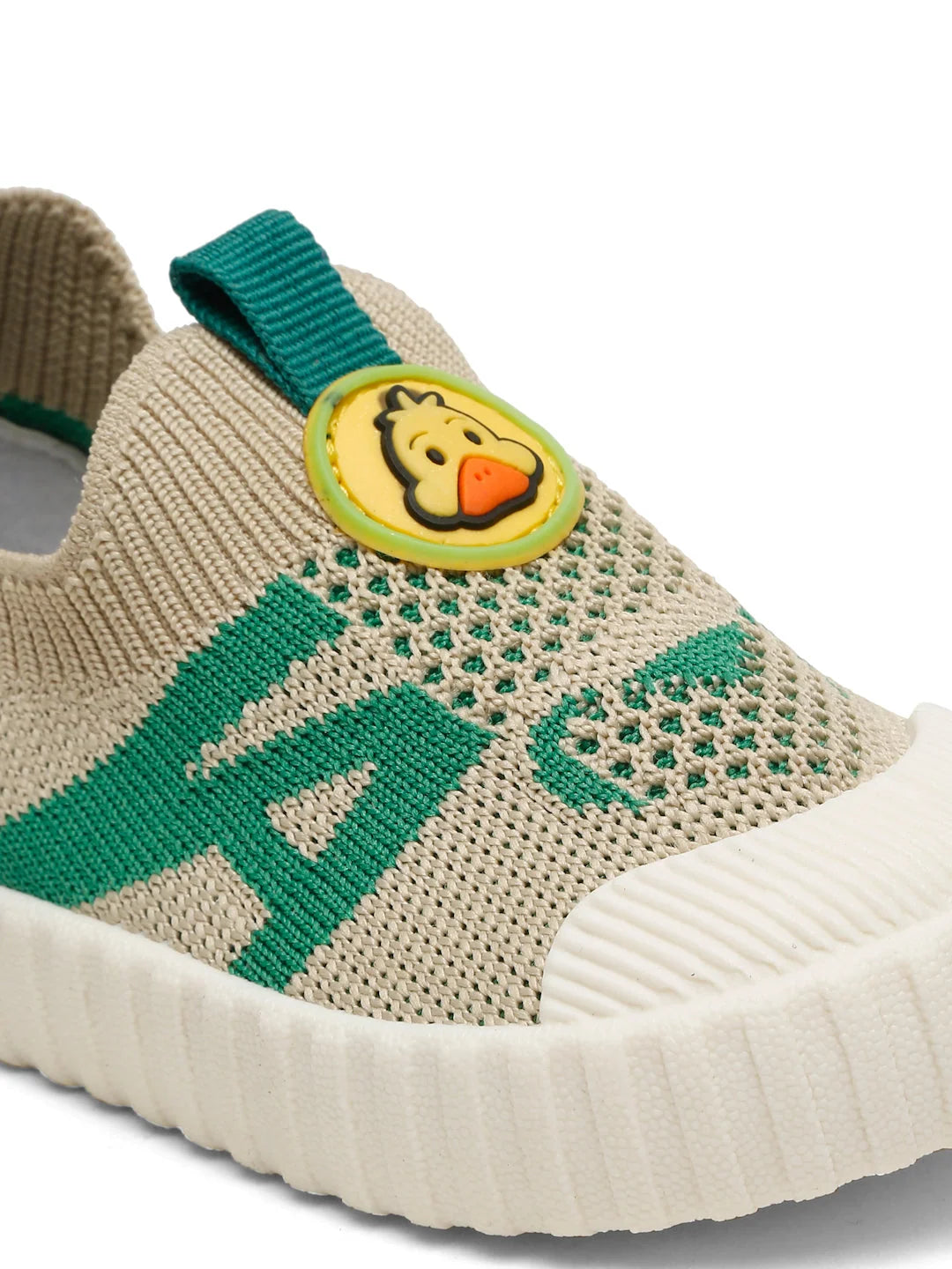 Ducky Toddlers First Step Shoes - Beige & Green (photo 3)