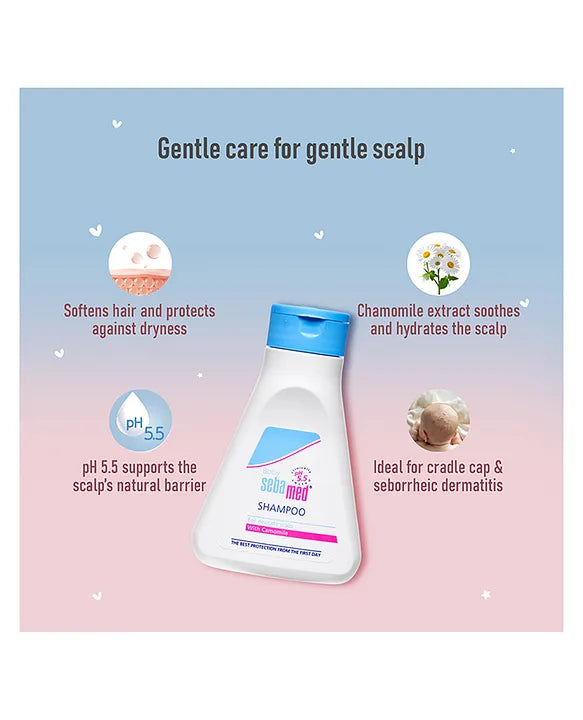 Sebamed Baby Shampoo|pH 5.5| Soap Free| No Tears | 150 ml